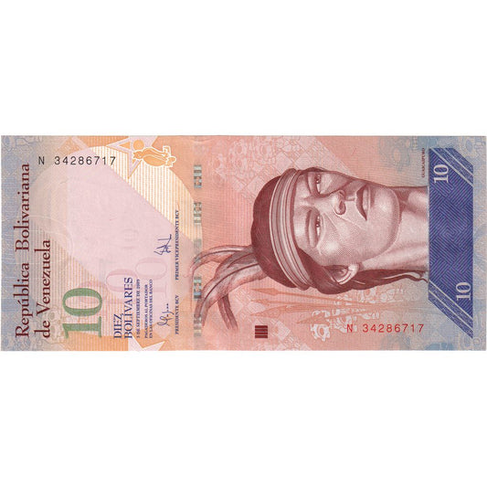 Venezuela, 
  
  10 Bolívares, 
  
  2009-09-03