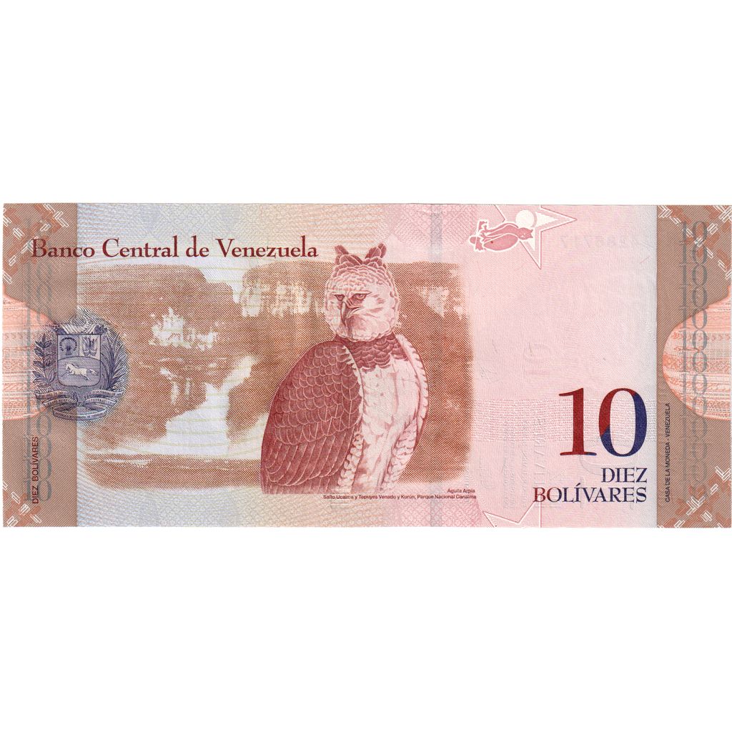 Venezuela, 
  
  10 Bolívares, 
  
  2009-09-03