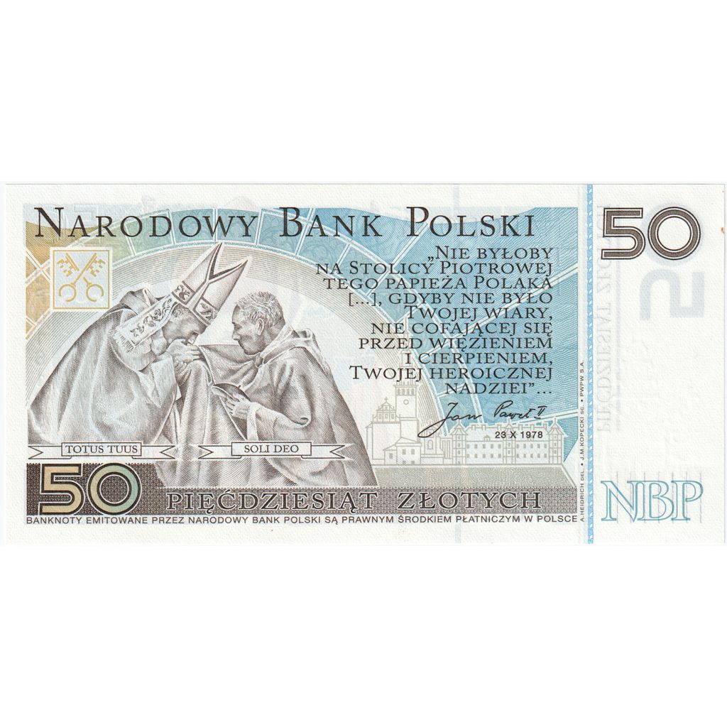 Poljska, 
  
  50 zlotov, 
  
  2006