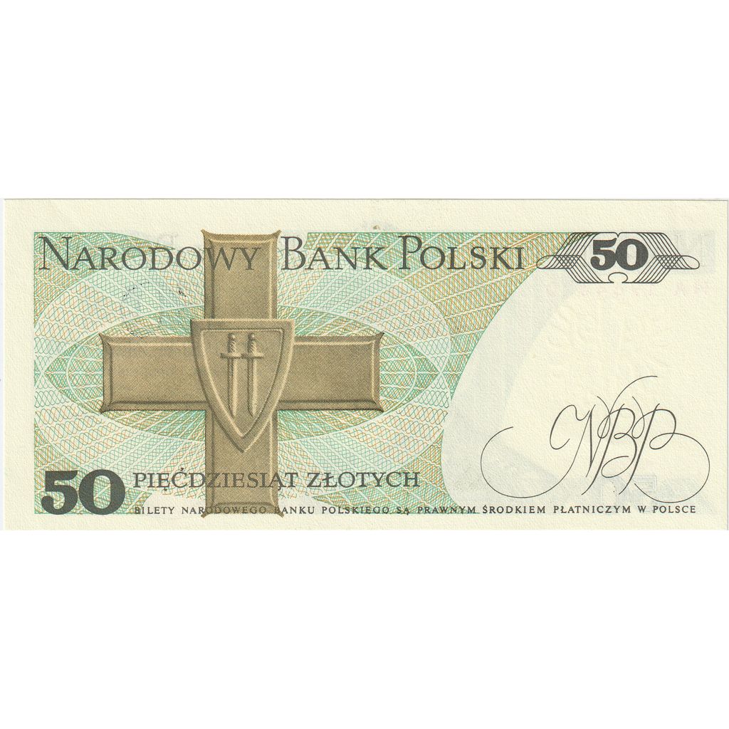 Poljska, 
  
  50 zlotov, 
  
  1988-12-01