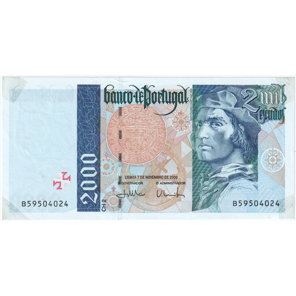 Portugalska, 
  
  2000 eskudov, 
  
  2000-11-07