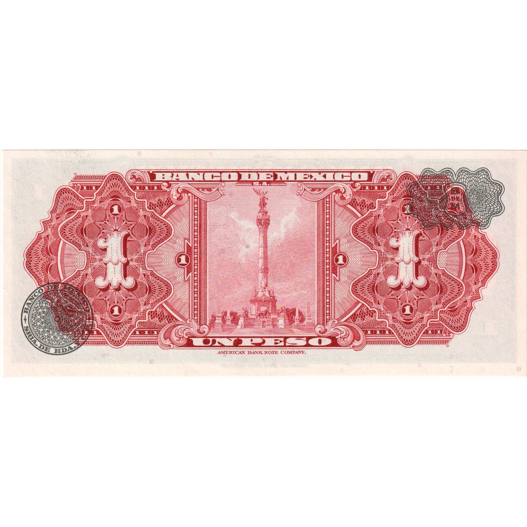 Mehika, 
  
  1 peso, 
  
  1967-05-10