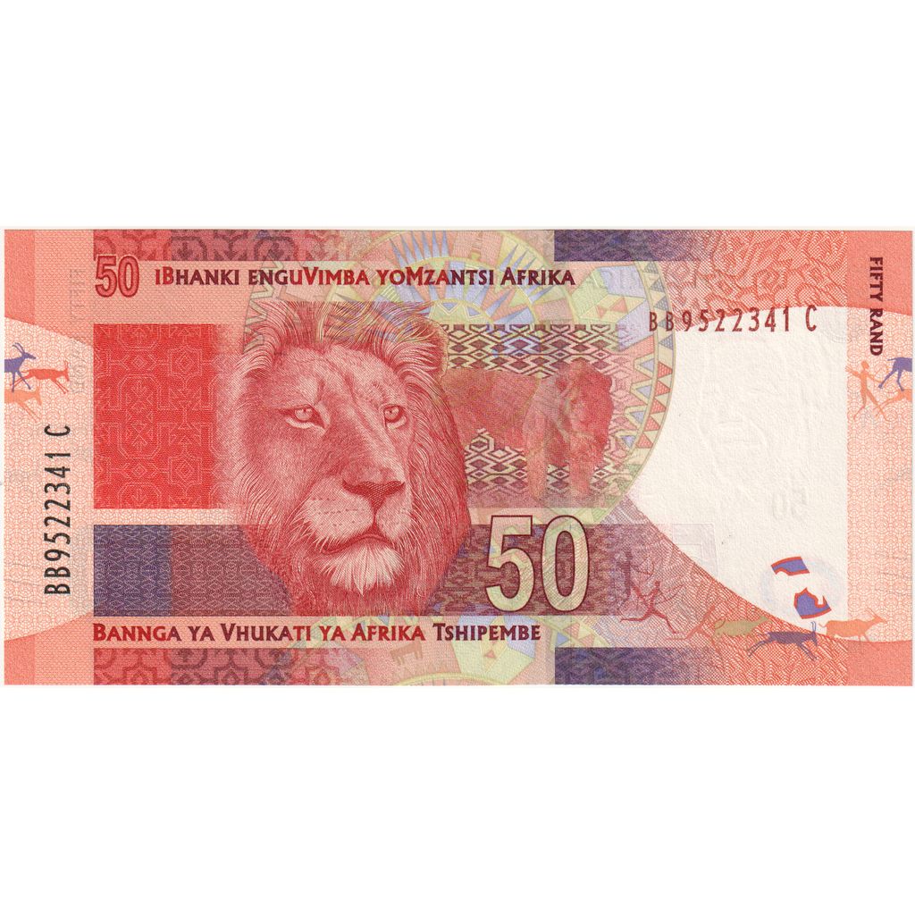 Južna Afrika, 
  
  50 randov, 
  
  UNC (65-70)