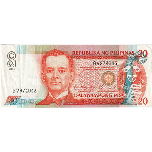 Filipini, 
  
  20 pisov, 
  
  EF (40-45)