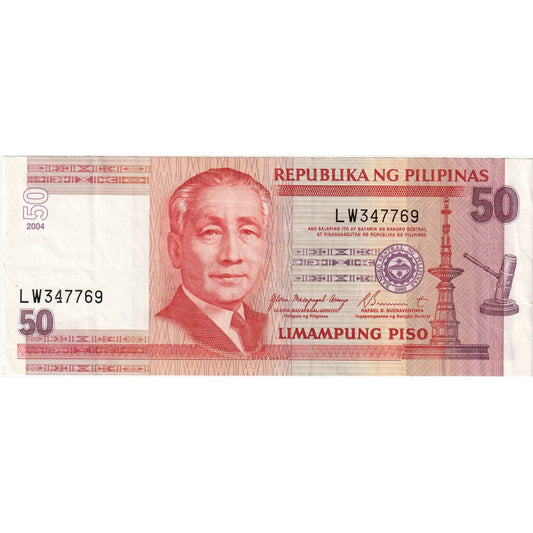 Filipini, 
  
  50 pisov, 
  
  AU (55-58)