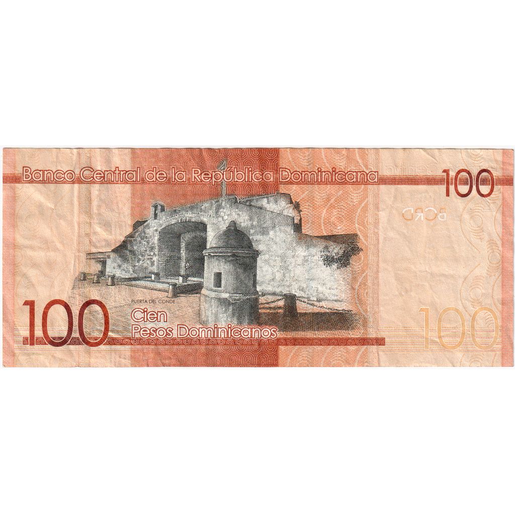 Dominikanska republika, 
  
  100 dominikanskih pesosov, 
  
  EF (40-45)