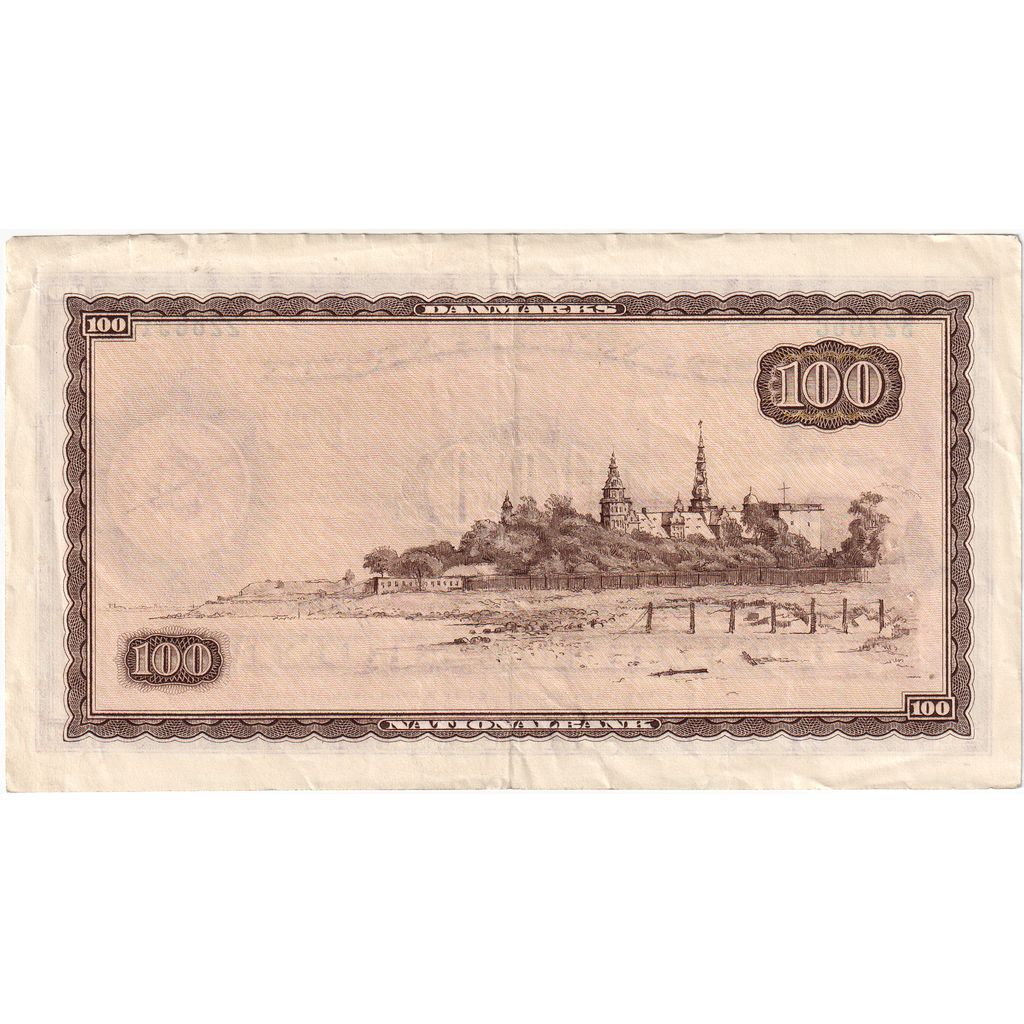 Danska, 
  
  100 kron, 
  
  EF (40-45)