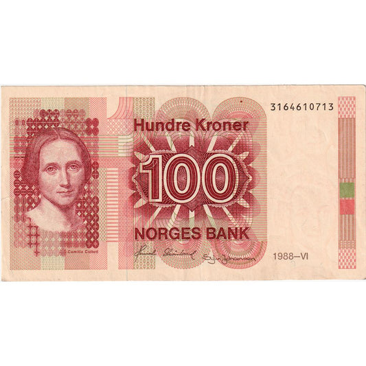 Norveška, 
  
  100 kron, 
  
  AU (50-53)