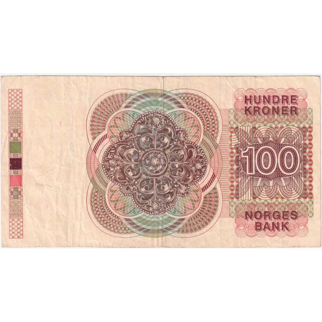 Norveška, 
  
  100 kron, 
  
  VF (30-35)