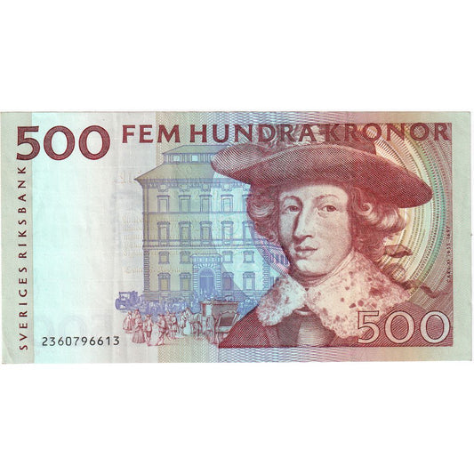 Švedska, 
  
  500 kron, 
  
  UNC (63)