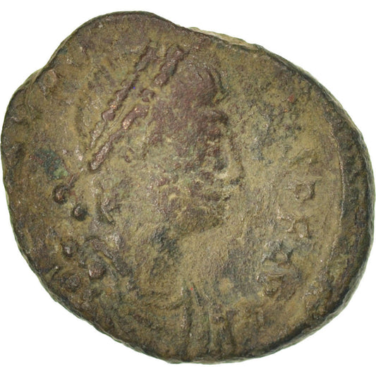 kovanec, 
  
  Teodozij I., 
  
  Follis