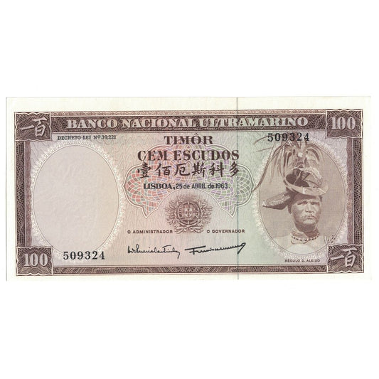 bankovec, 
  
  Timor, 
  
  100 eskudov