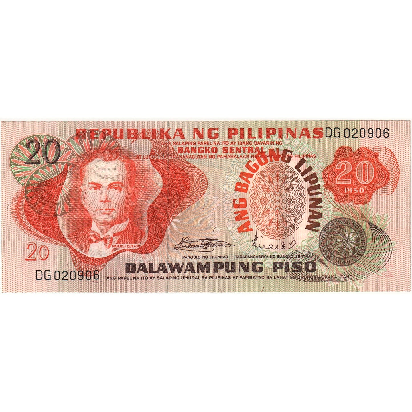 Filipini, 
  
  20 pisov, 
  
  1969