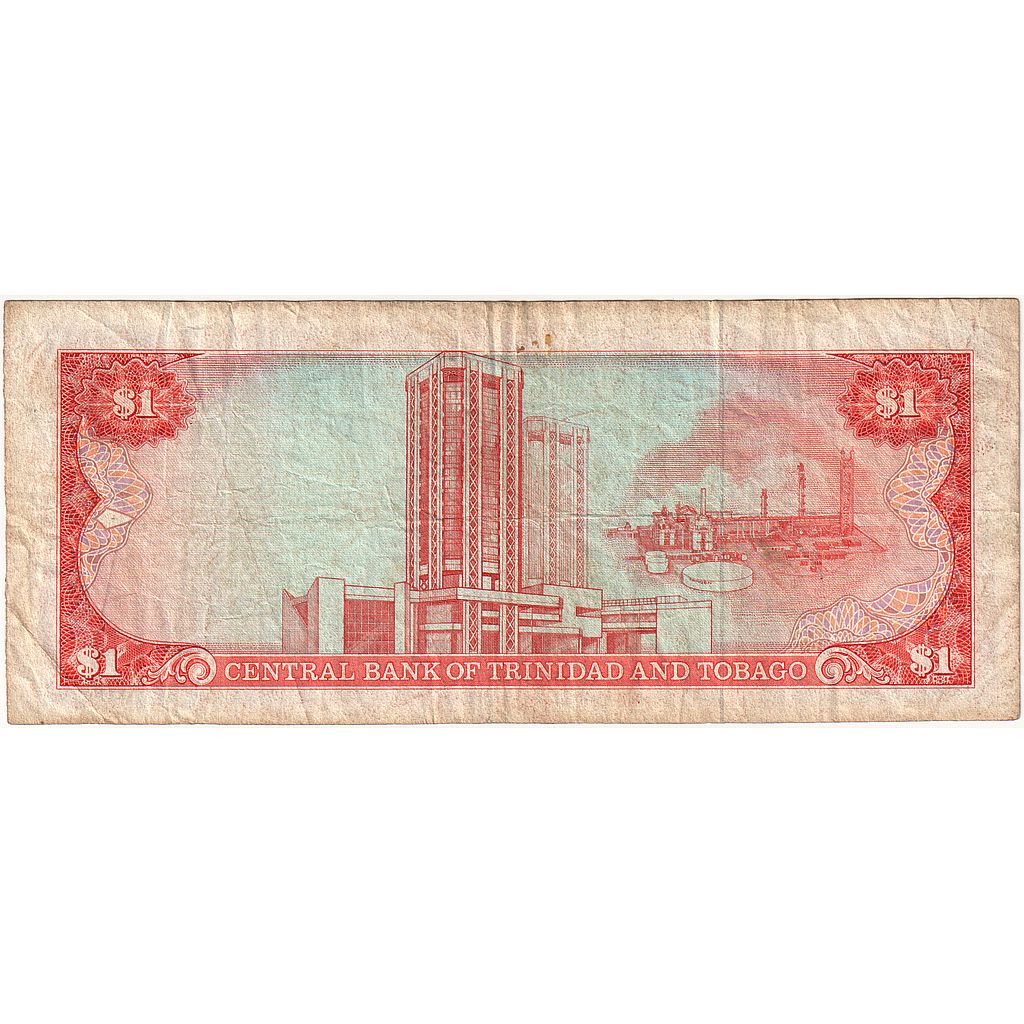 Trinidad in Tobago, 
  
  1 dolar, 
  
  Brez datuma (1985)