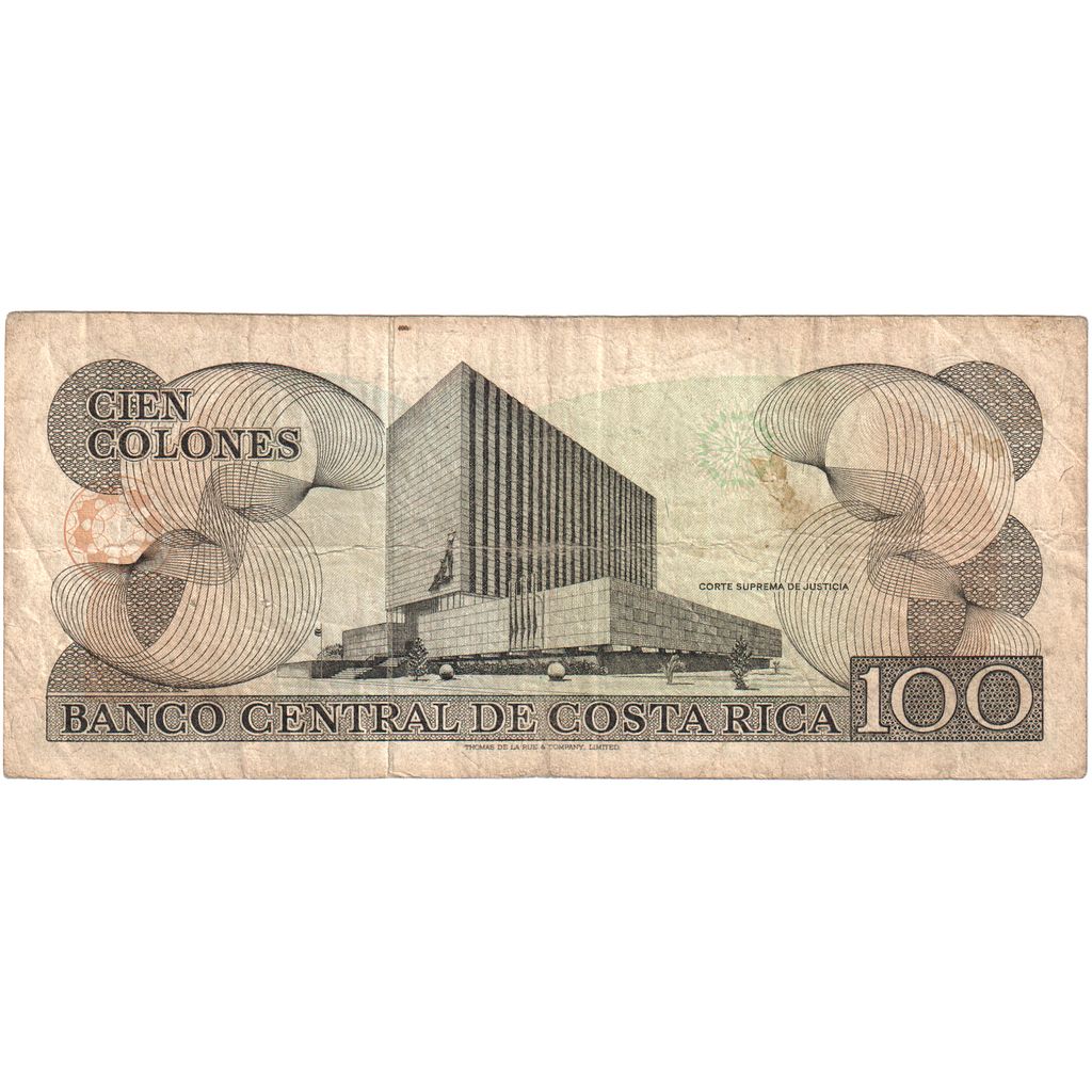 Kostarika, 
  
  100 kolonov, 
  
  1981-12-24