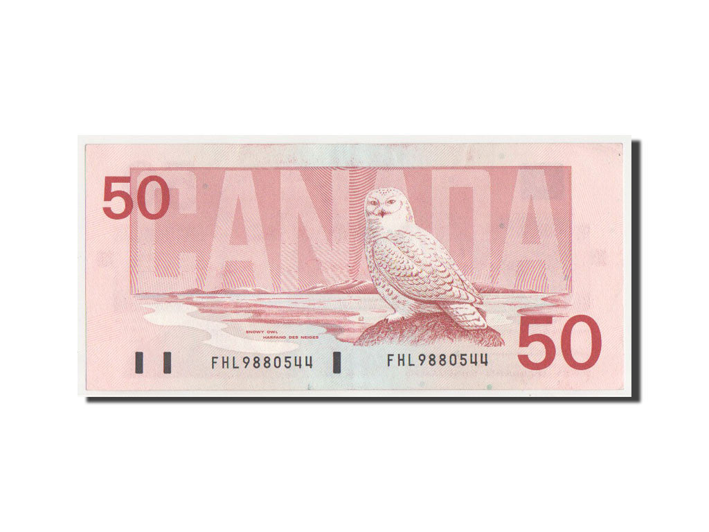 bankovec, 
  
  Kanada, 
  
  50 dolarjev