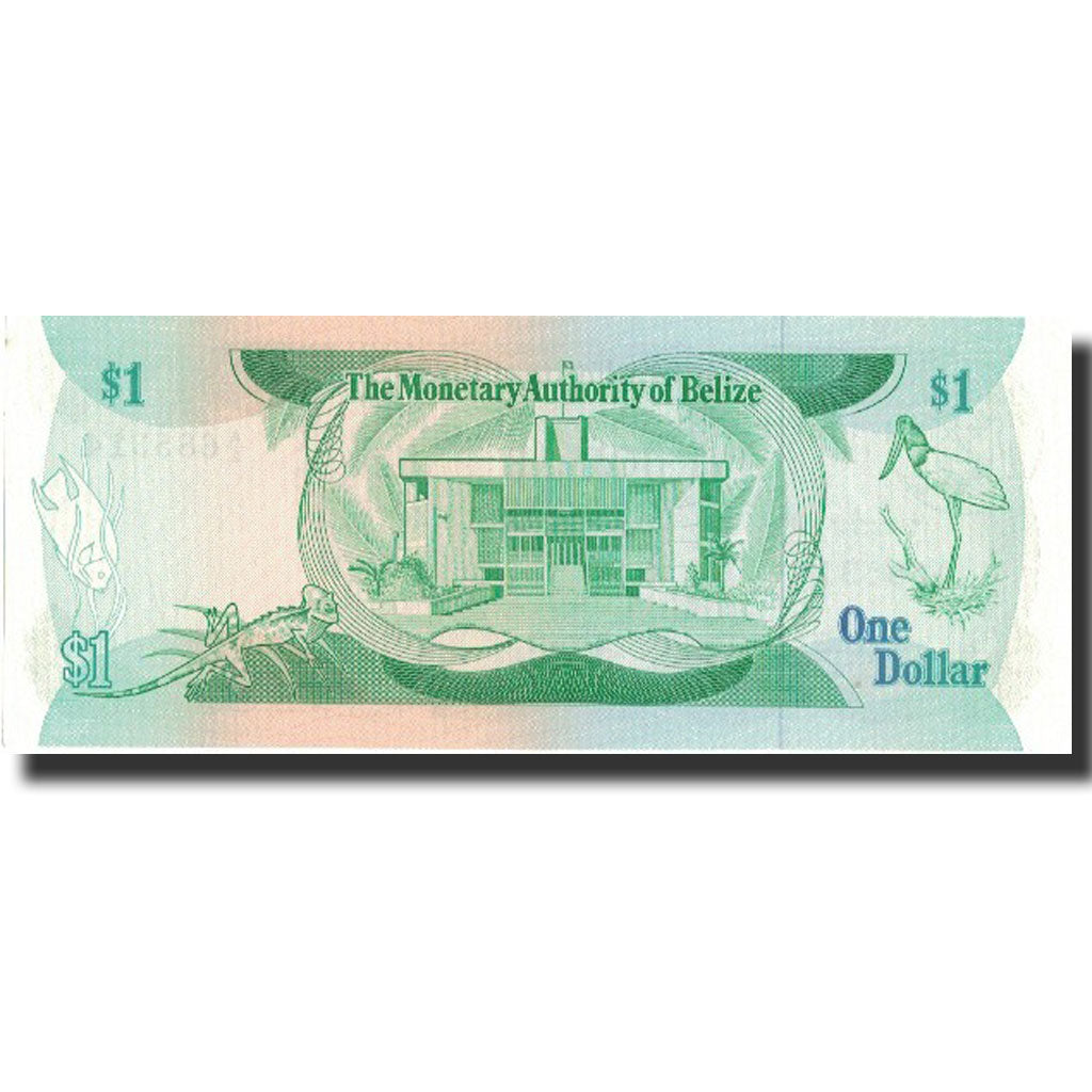 bankovec, 
  
  Belize, 
  
  1 dolar