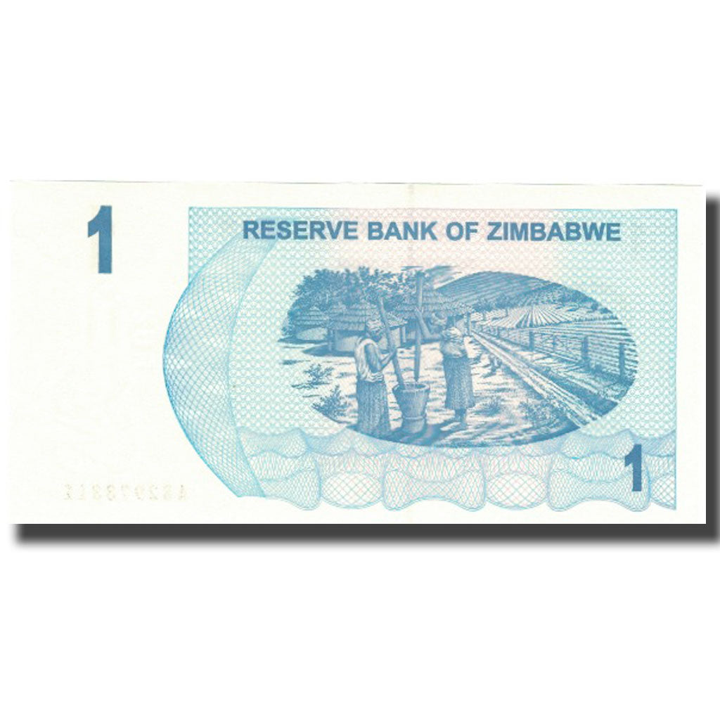 bankovec, 
  
  Zimbabve, 
  
  1 dolar