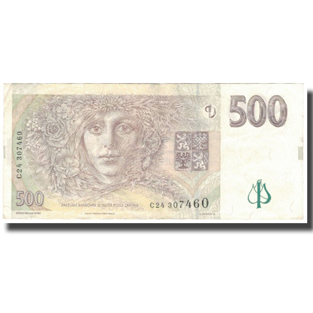 bankovec, 
  
  Češka, 
  
  500 korunov