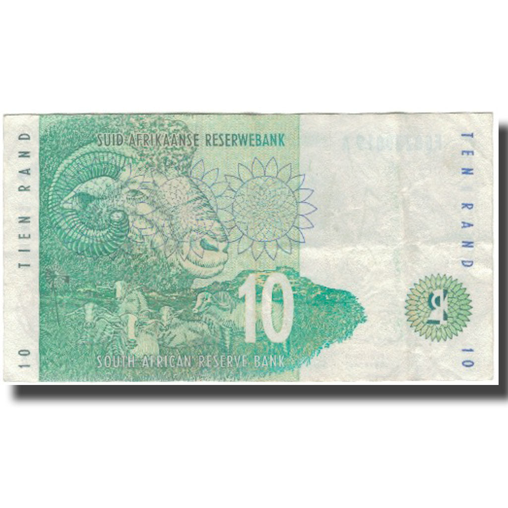 bankovec, 
  
  Južna Afrika, 
  
  10 Rand