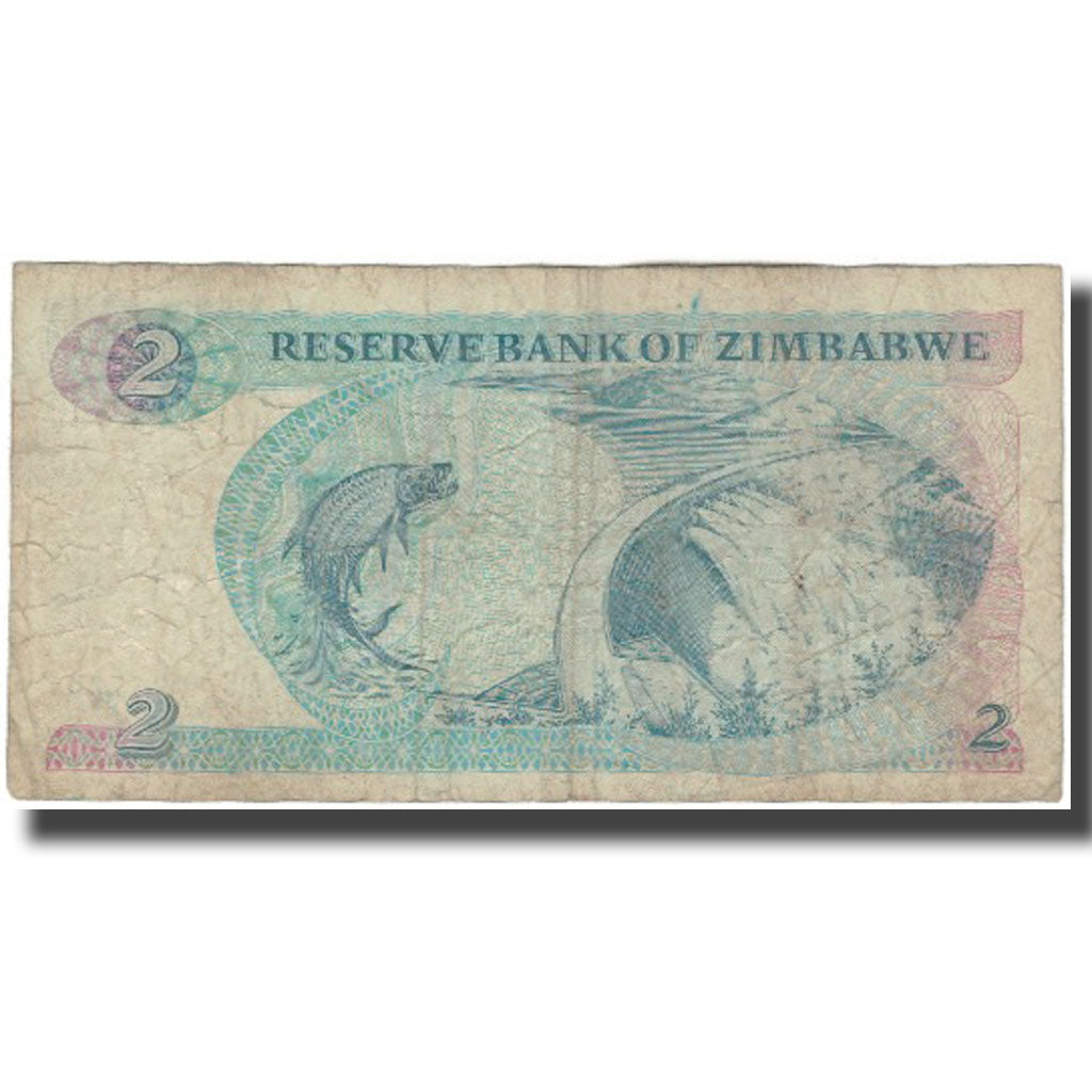 bankovec, 
  
  Zimbabve, 
  
  2 dolarja