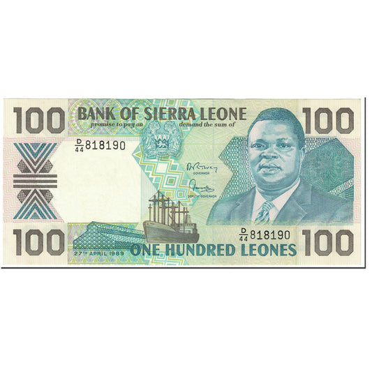 bankovec, 
  
  Sierra Leone, 
  
  100 Leonov