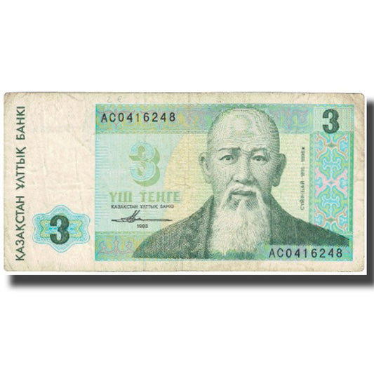 bankovec, 
  
  Kazahstan, 
  
  3 tenge