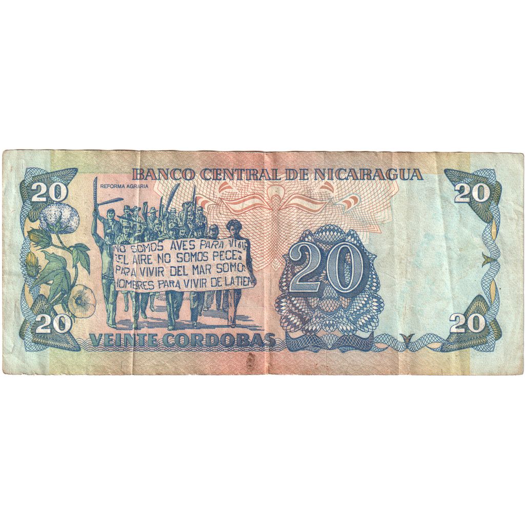 Nikaragva, 
  
  20 Cordoba, 
  
  1985