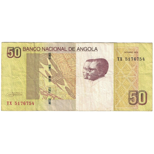 bankovec, 
  
  Angola, 
  
  50 kvanz