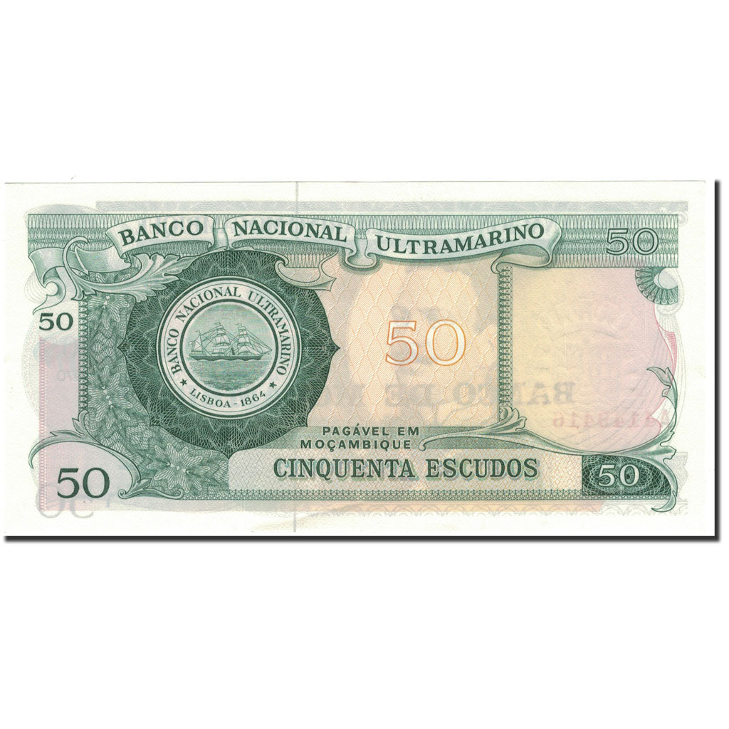 bankovec, 
  
  Mozambik, 
  
  50 eskudov