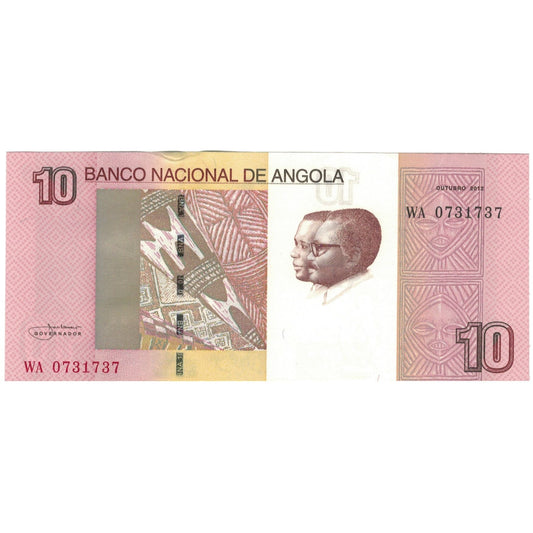 bankovec, 
  
  Angola, 
  
  10 kvanz