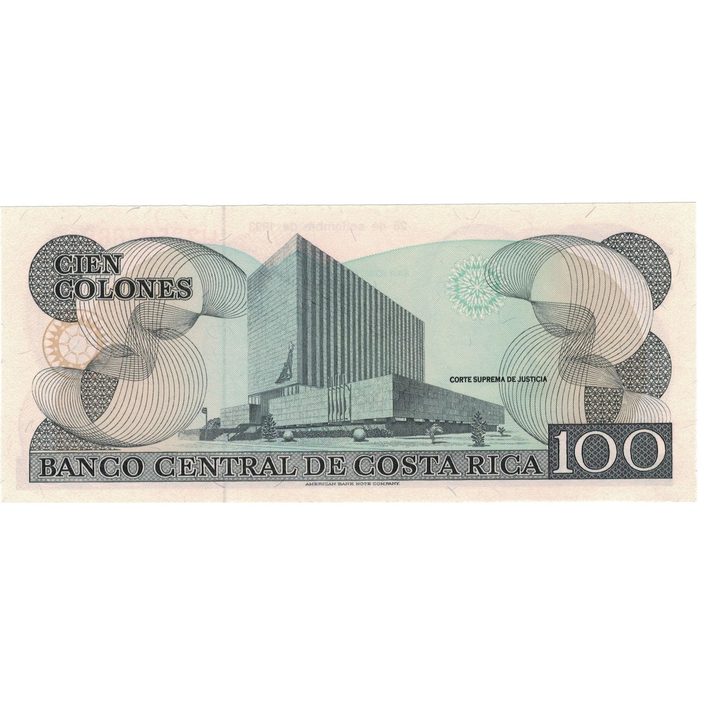 bankovec, 
  
  Kostarika, 
  
  100 kolonov