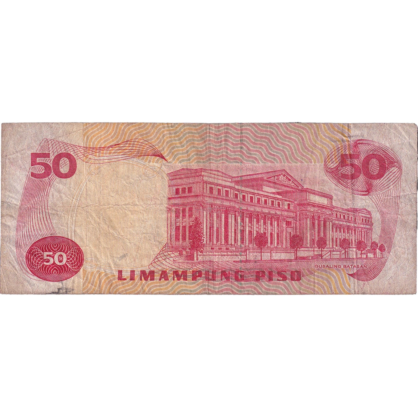 bankovec, 
  
  Filipini, 
  
  50 pisov