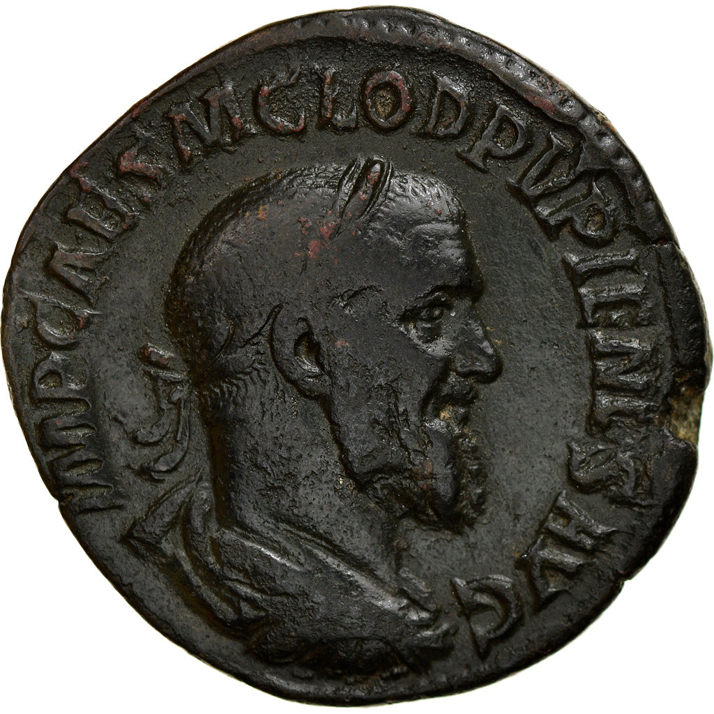 kovanec, 
  
  Pupienus, 
  
  Sestercij