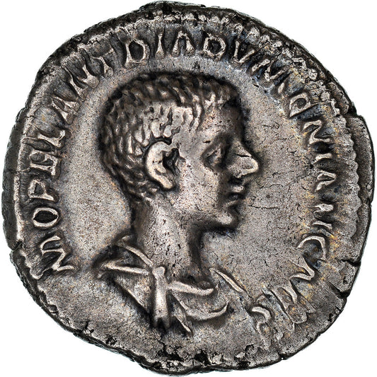 kovanec, 
  
  Diadumenian, 
  
  Denarius